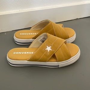 Yellow Converse Sandals